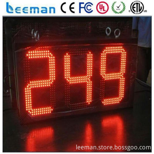 led clock timer led time display board led gas pricing changer